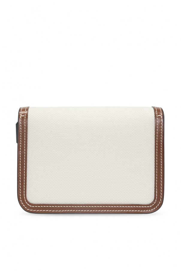 Cream 'TB' shoulder bag with burberry Cream 'TB' shoulder bag with burberry